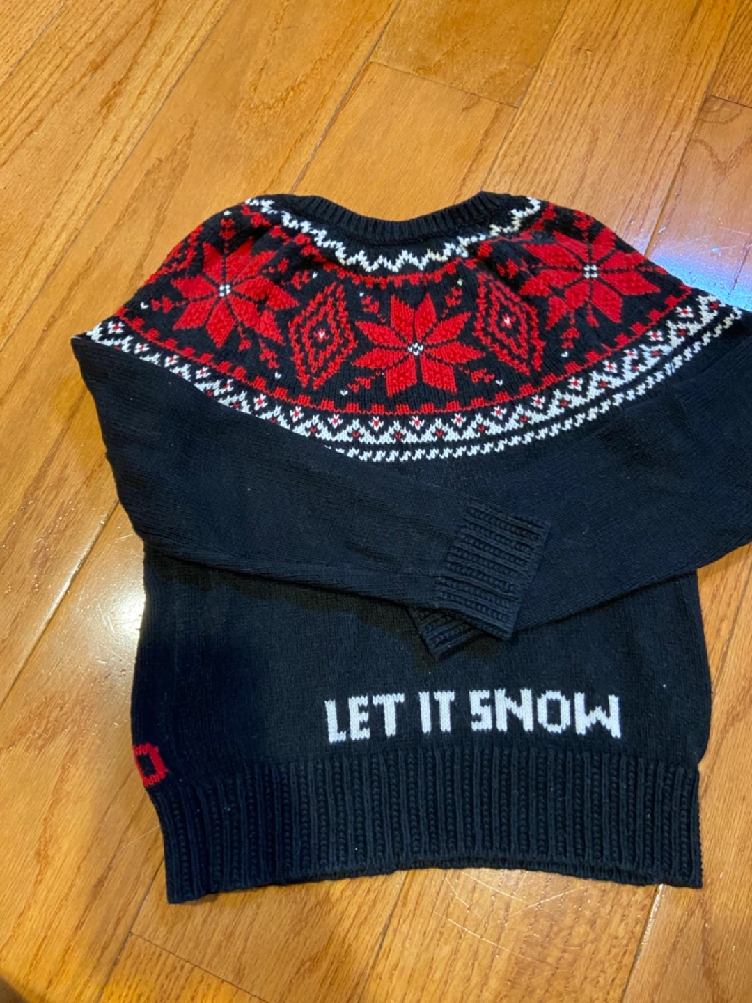 Polo Ralph Lauren "Let It Snow" Fair Isle Sweater Size 6X - photo 3