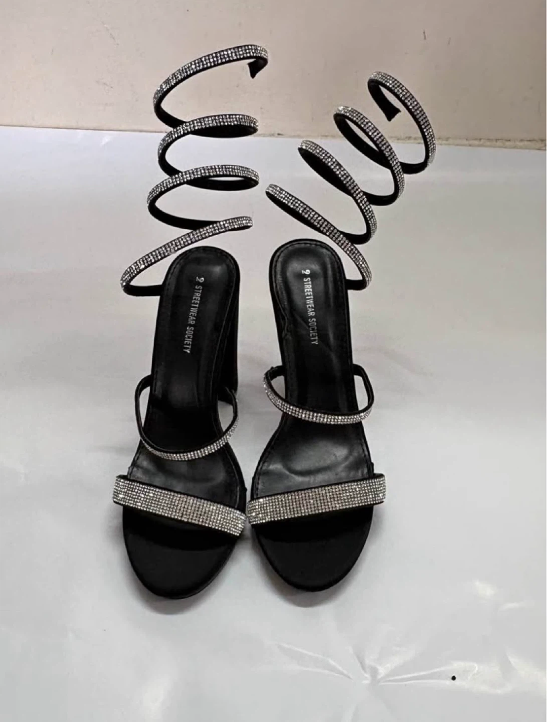Black gemstone heels - photo 2