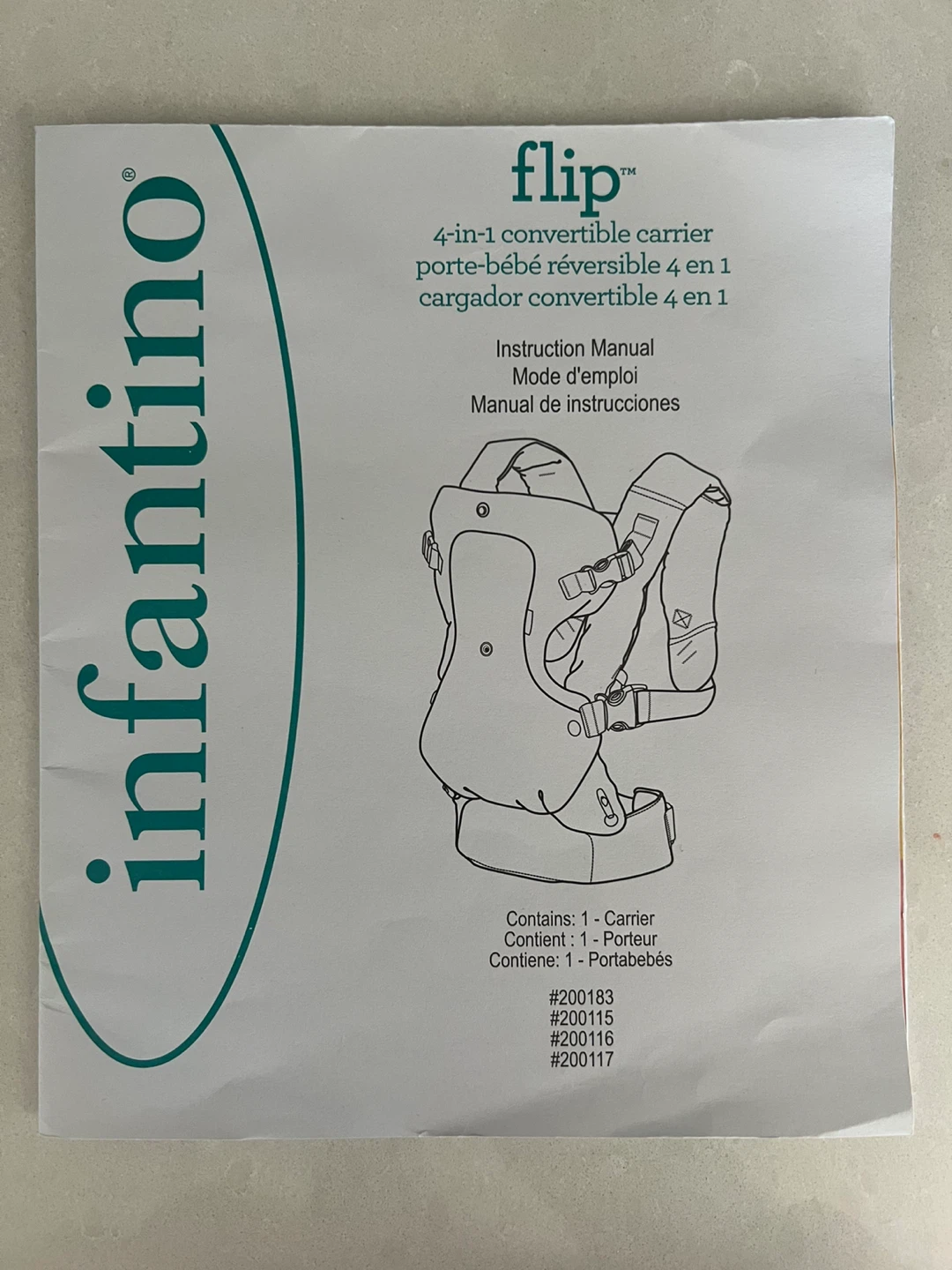Infantino Flip 4-in-1 Convertible Carrier - photo 3