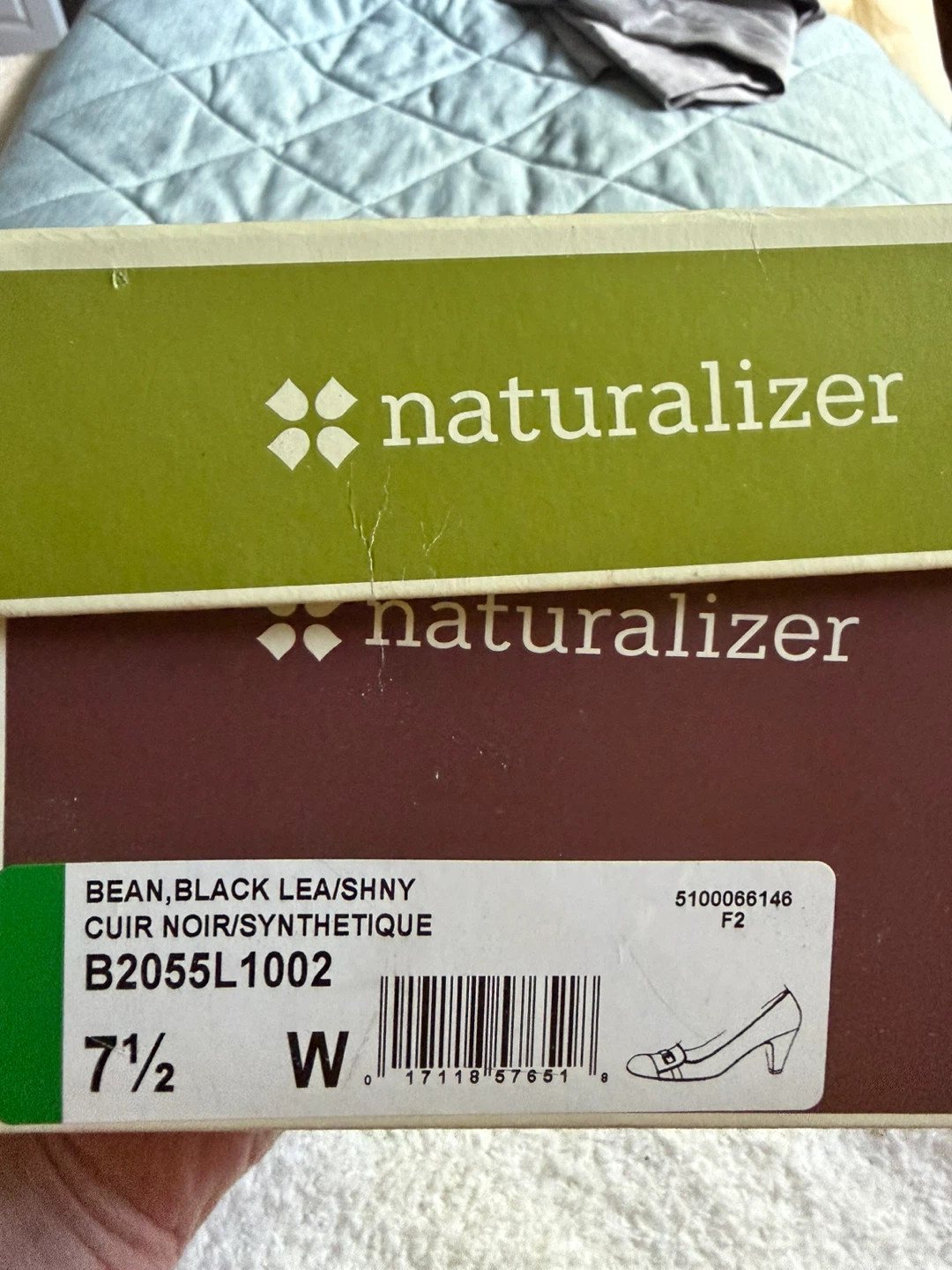 Naturalizer Black Leather Heels Size 7.5 - photo 2
