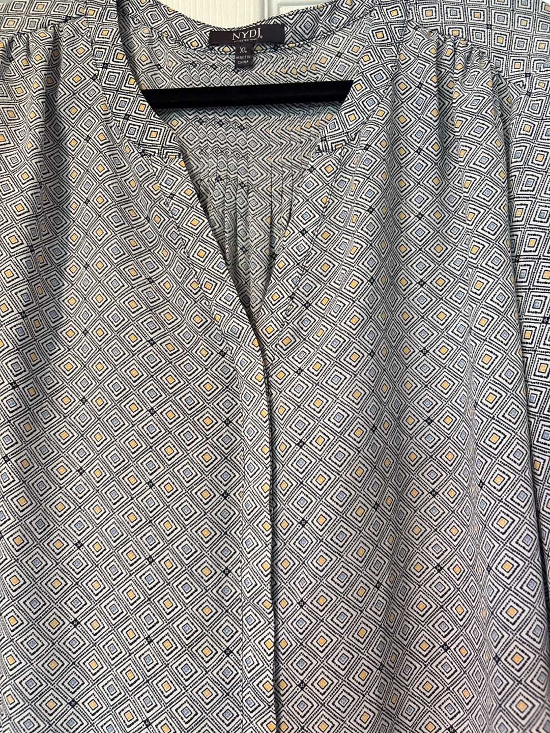 NYDJ Geometric Print Blouse XL - photo 2