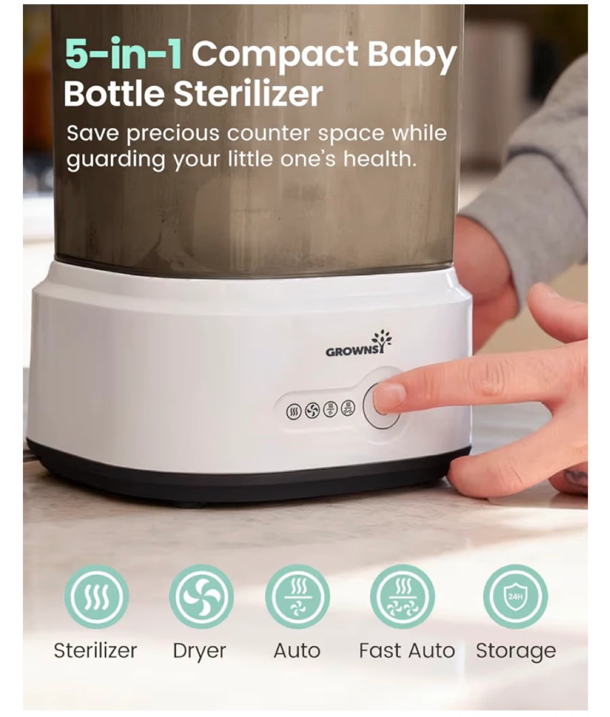 GROWNS! Bottle Sterilizer and Dryer G8 - photo 2