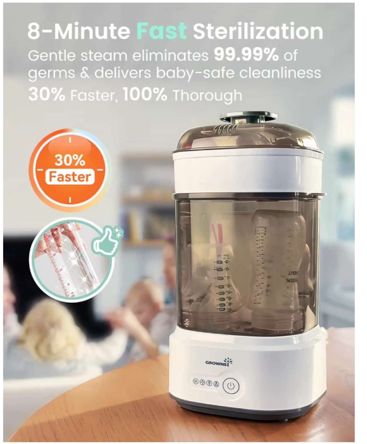 GROWNS! Bottle Sterilizer and Dryer G8 - photo 4