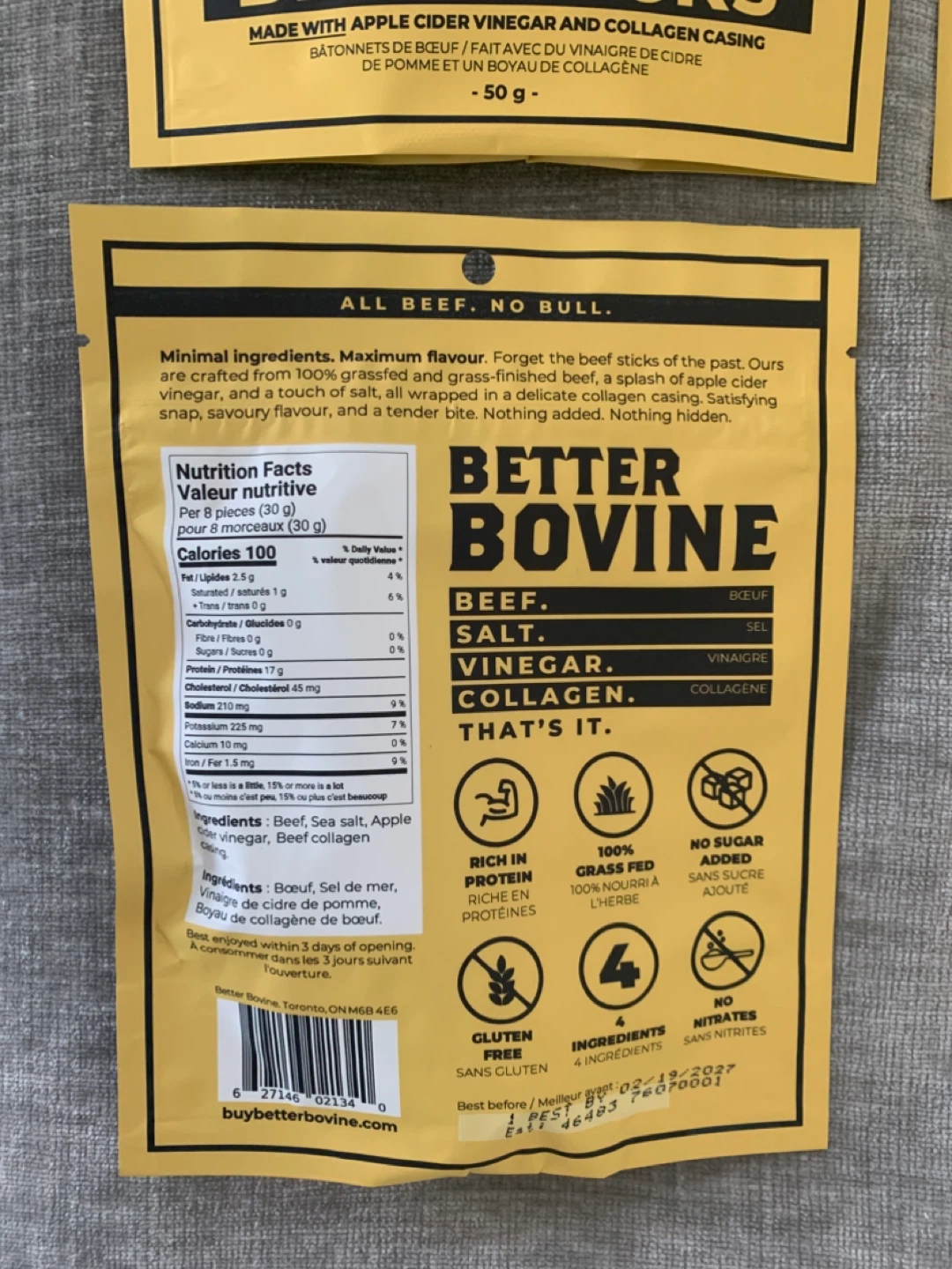 4x Better Bovine Beef Sticks - photo 2