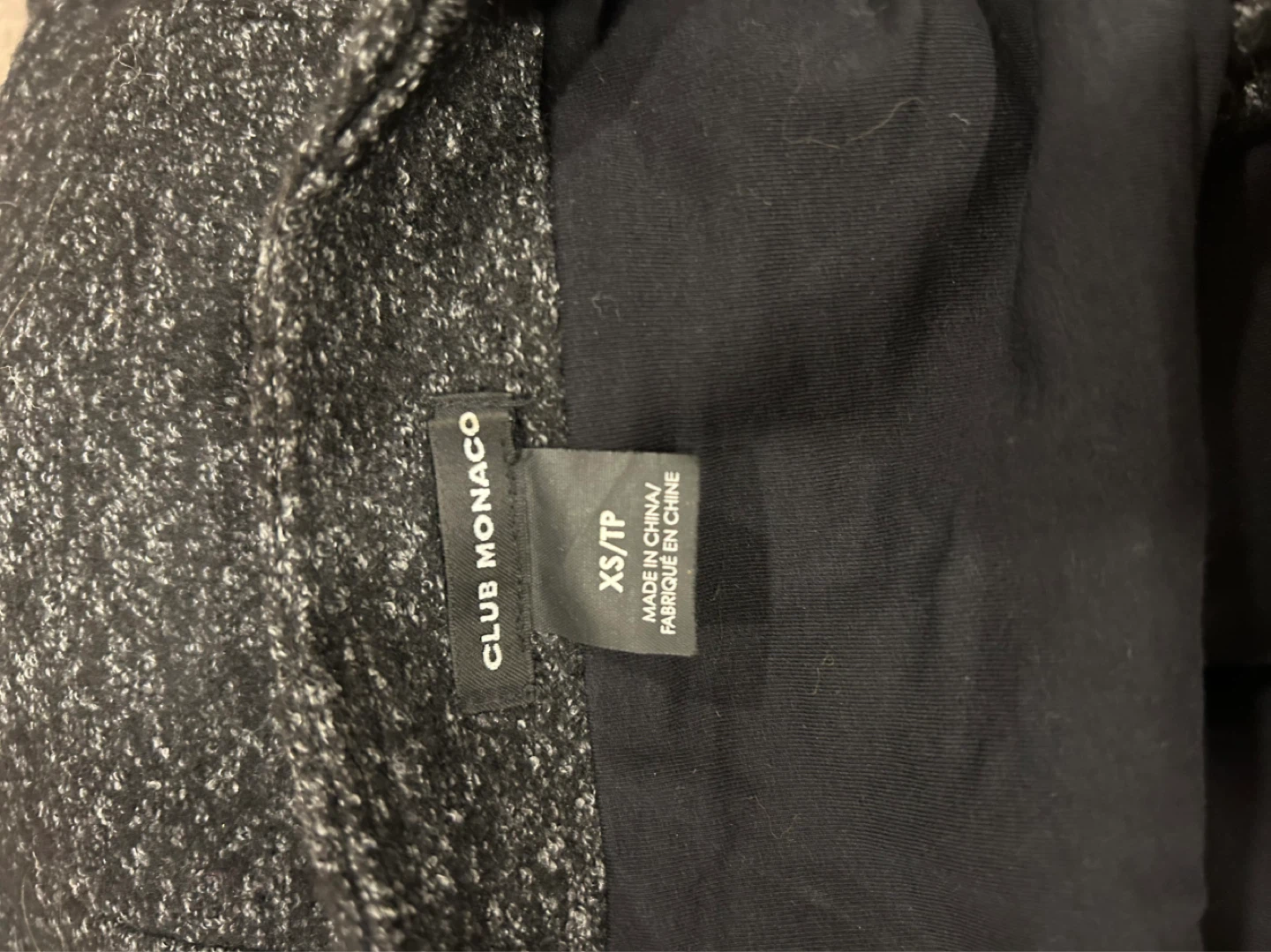 Club Monaco Grey Moto Jacket XS/TP - photo 3