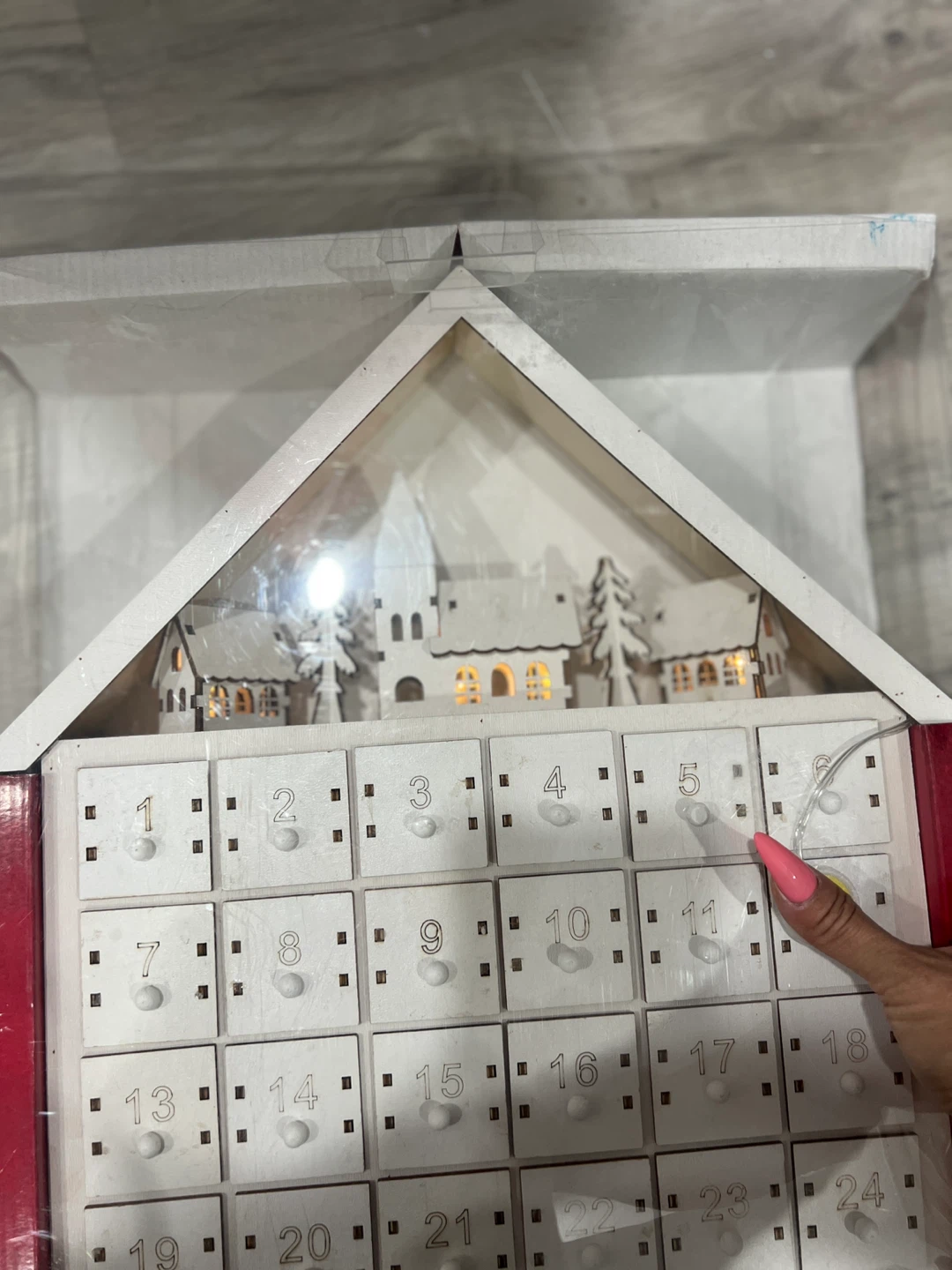 Home Accents Holiday LED Advent Calendar House - photo 2