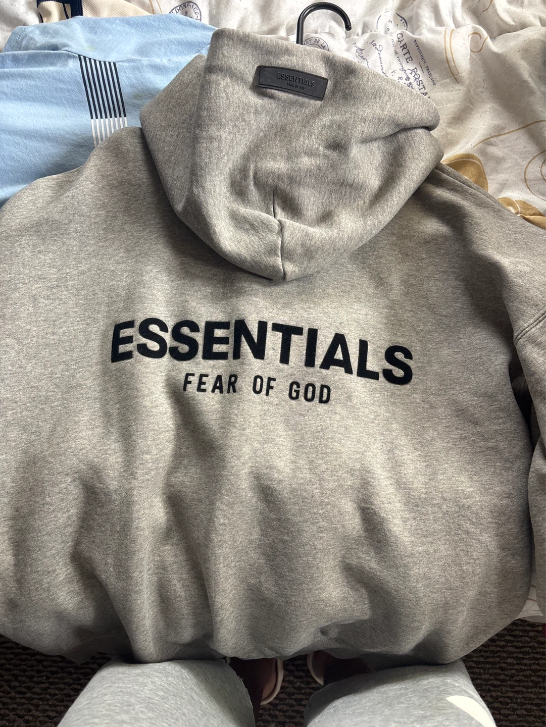 Fear of God Essentials Hoodie Gray - photo 3