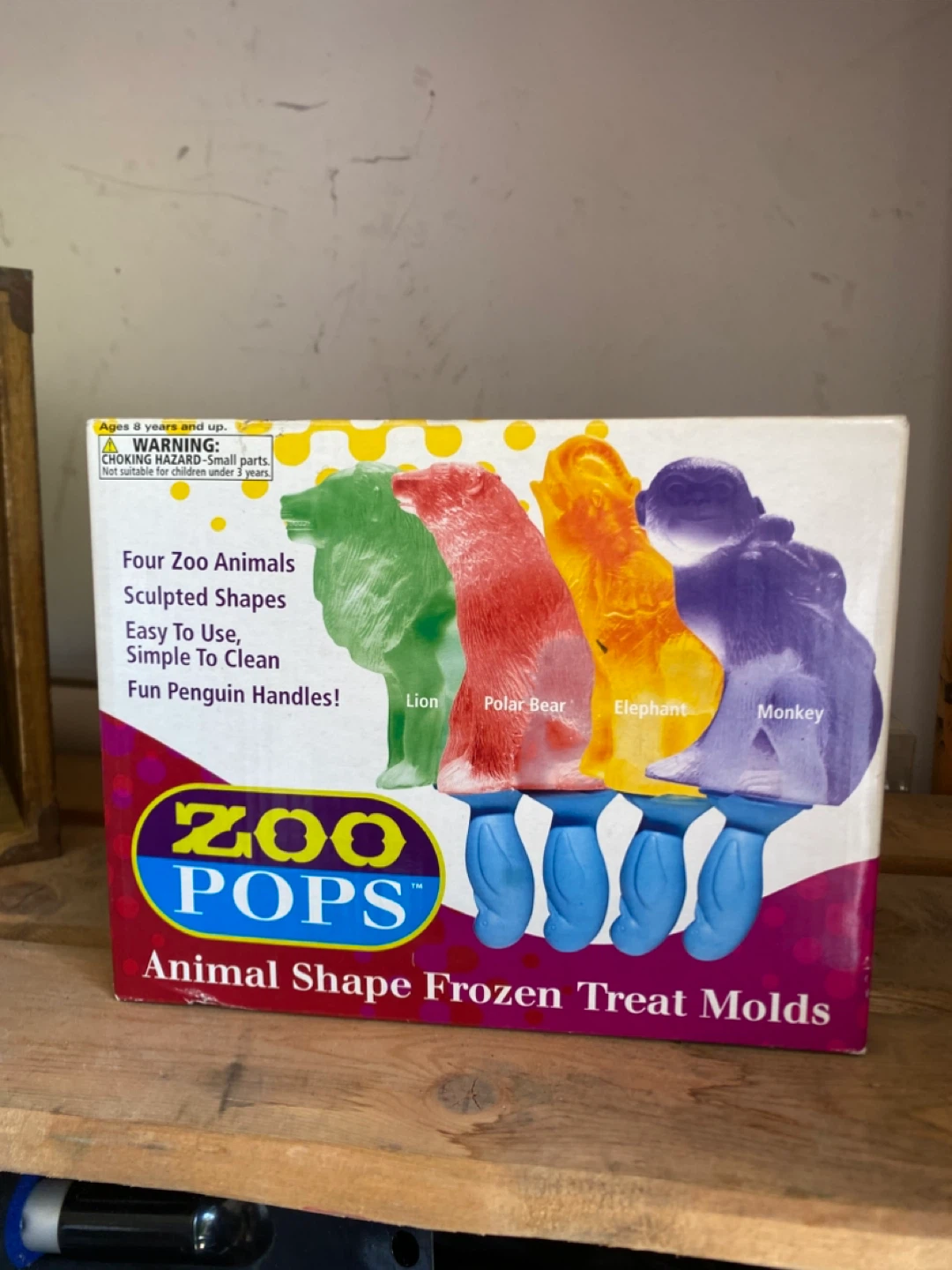 Zoo Pops Animal Shape Frozen Treat Molds