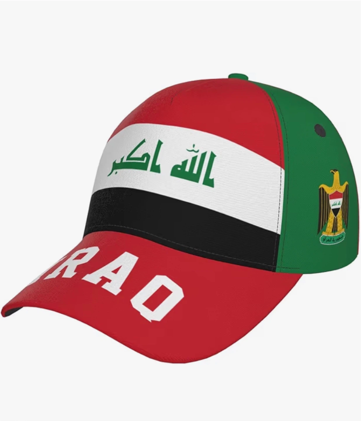 Iraq Flag Baseball Cap World Cup Hat
