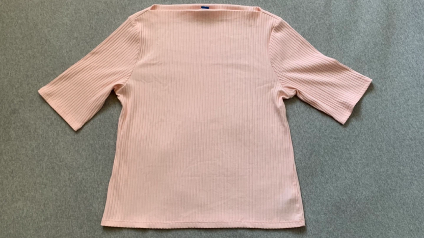 Ladies “Pink Sky” Ribbed Top - Size Large