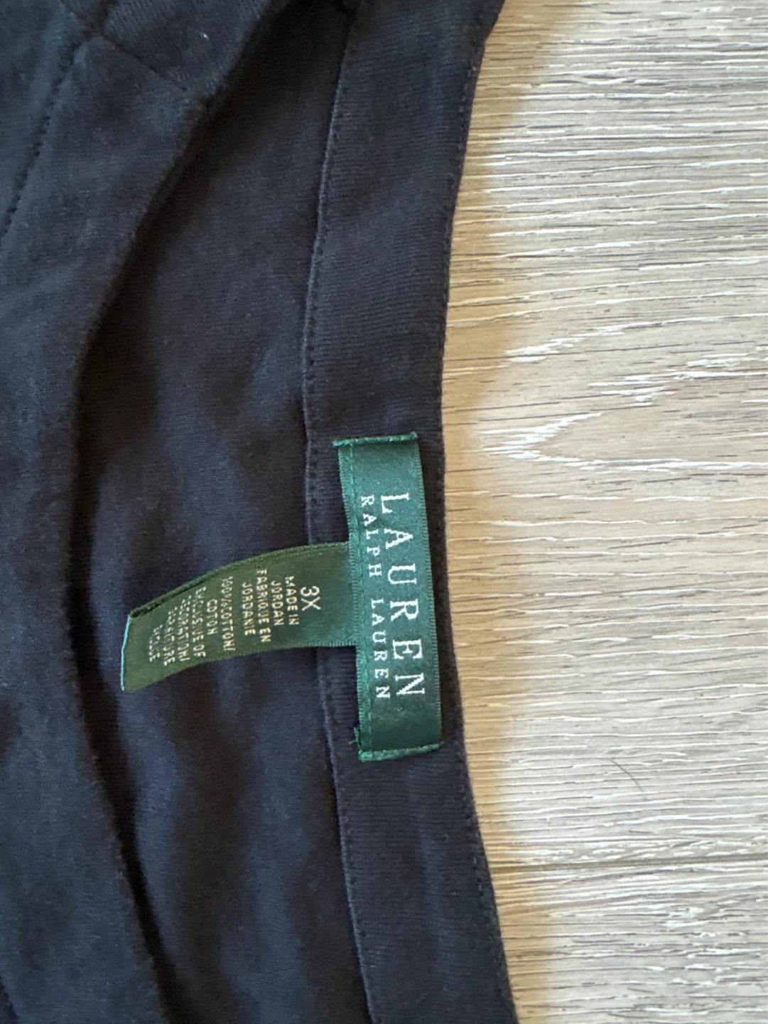 Lauren Ralph Lauren Black T-Shirt Size 3X - photo 2
