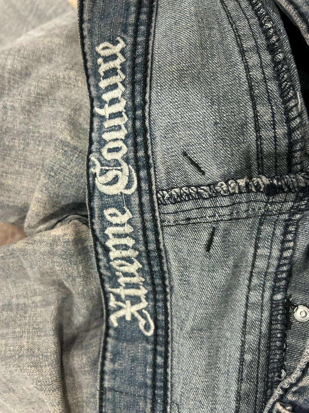 Xtreme Couture Distressed Denim Jeans - photo 5