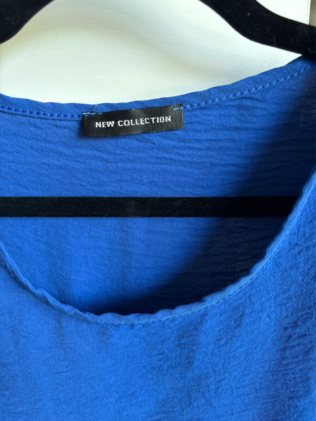 Blue Tie-Front Blouse - photo 2