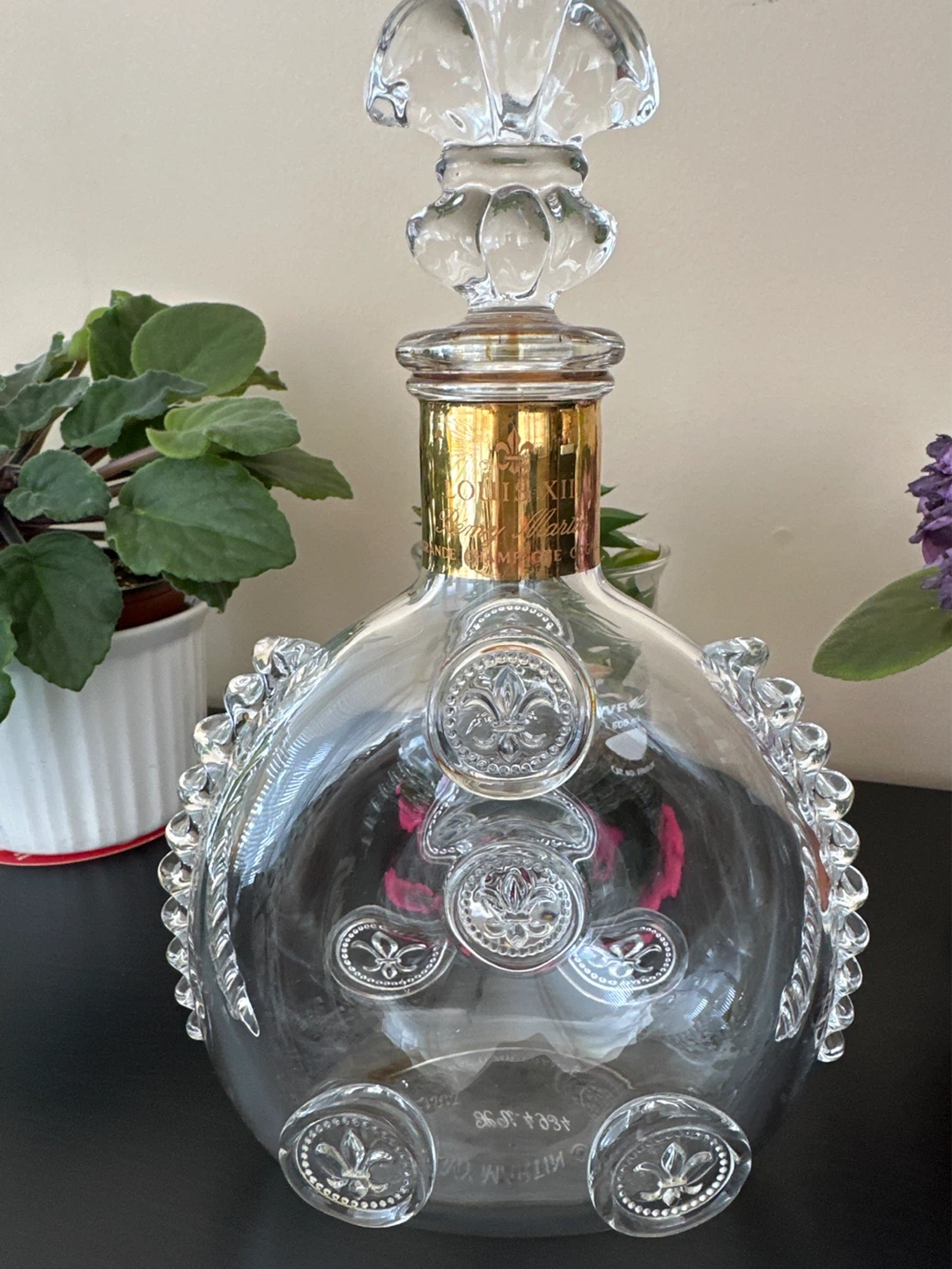 Louis XIII Cognac Crystal Decanter