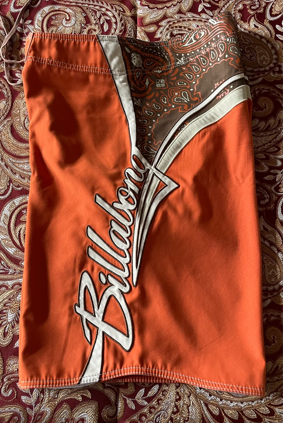 Billabong Orange Mark Occhilupo Signature Board Shorts - photo 4