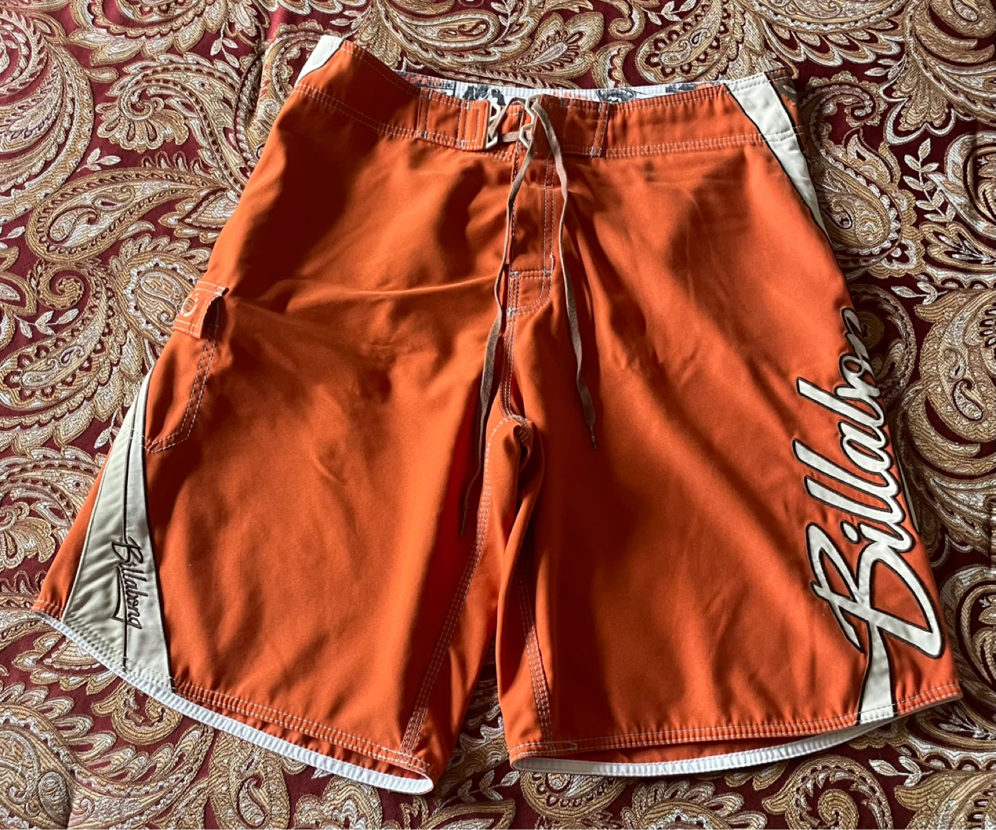 Billabong Orange Mark Occhilupo Signature Board Shorts