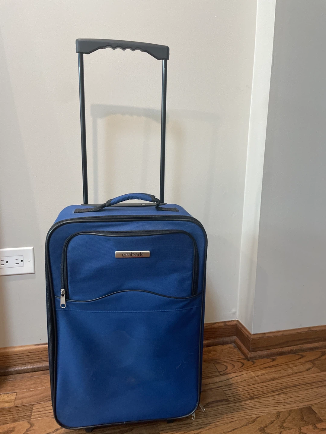 Embark Blue Rolling Suitcase