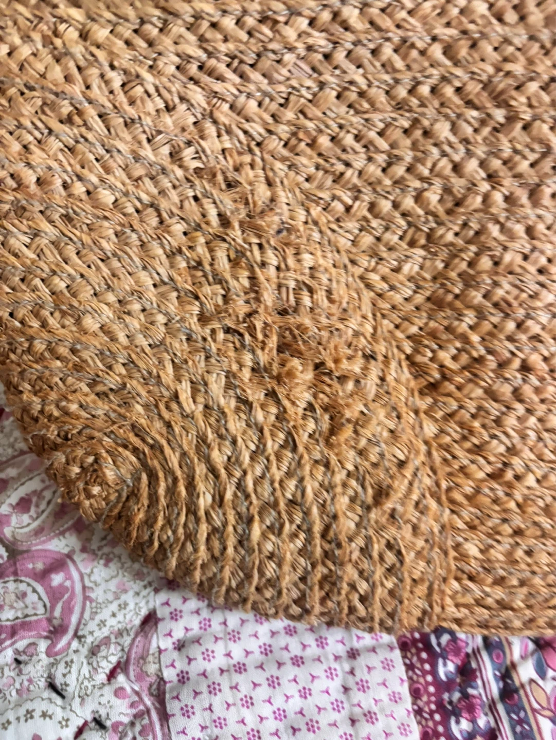 Coach Straw Tote Bag with Flower Accent - photo 4