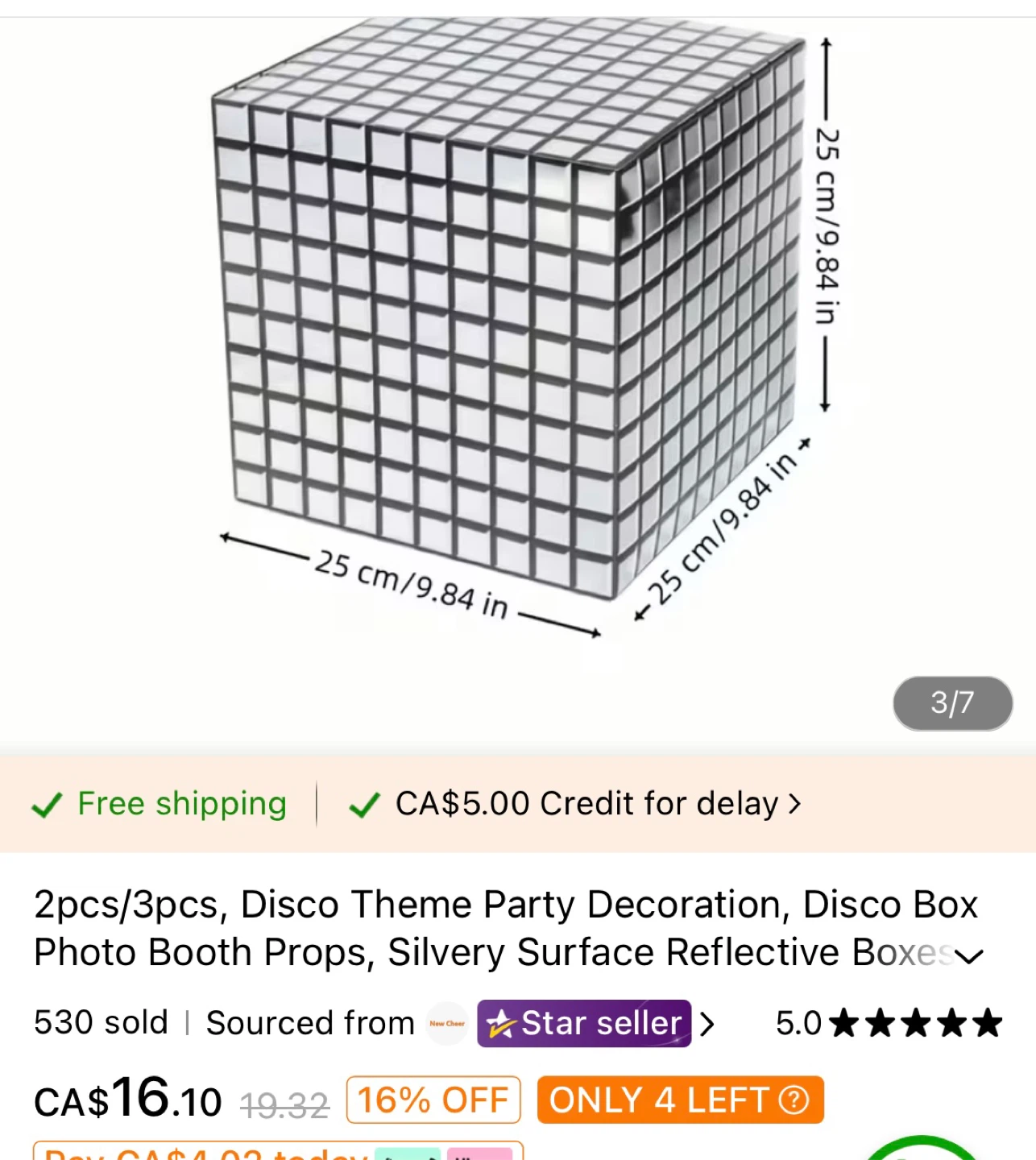 4 Disco Theme Party Decoration Boxes - photo 5