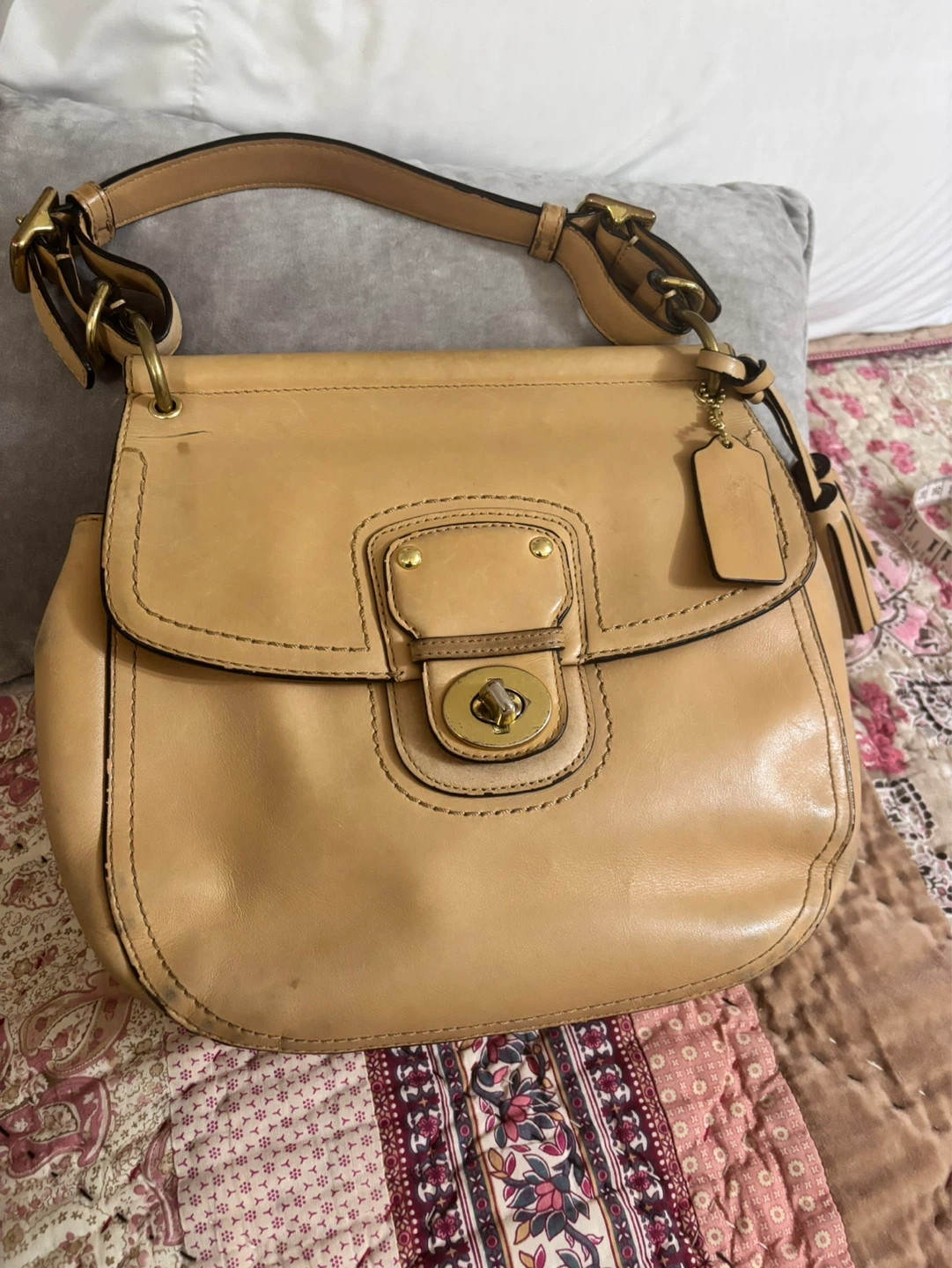 Coach Willis 70 Anniversary-Leather Handbag