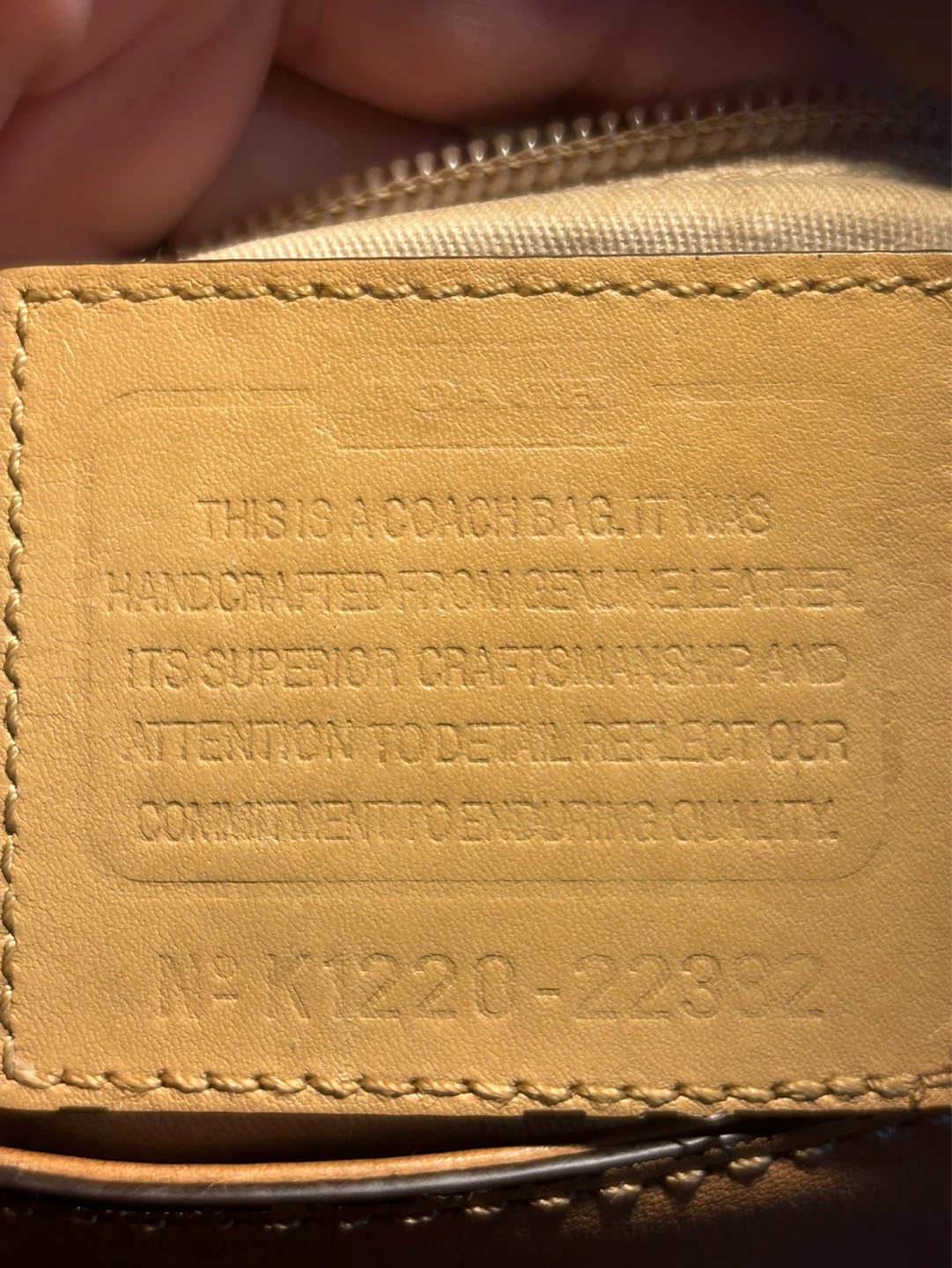 Coach Willis 70 Anniversary-Leather Handbag - photo 2