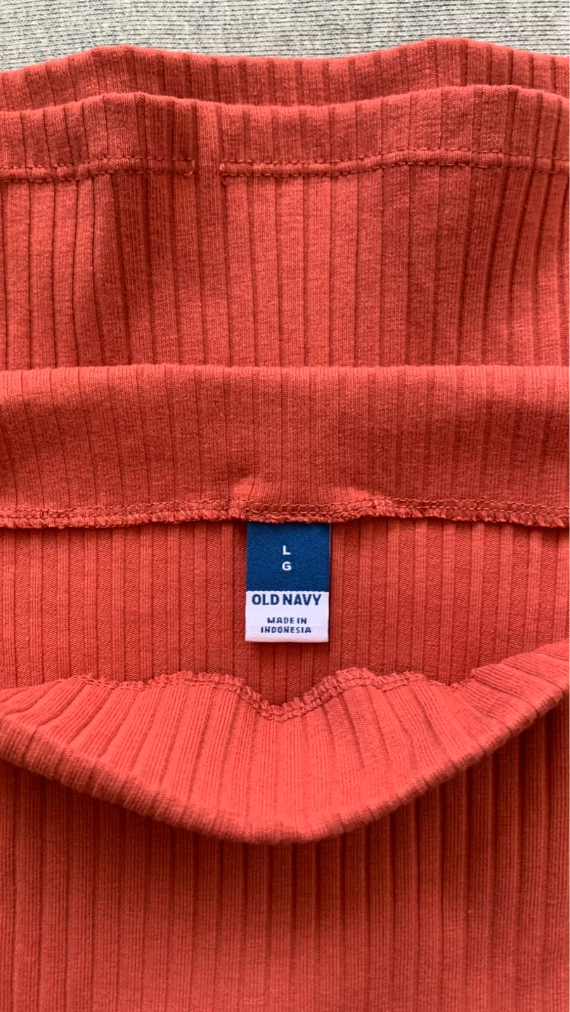 Ladies Ribbed Top in “Gingerspice” shade - Size Large - photo 3