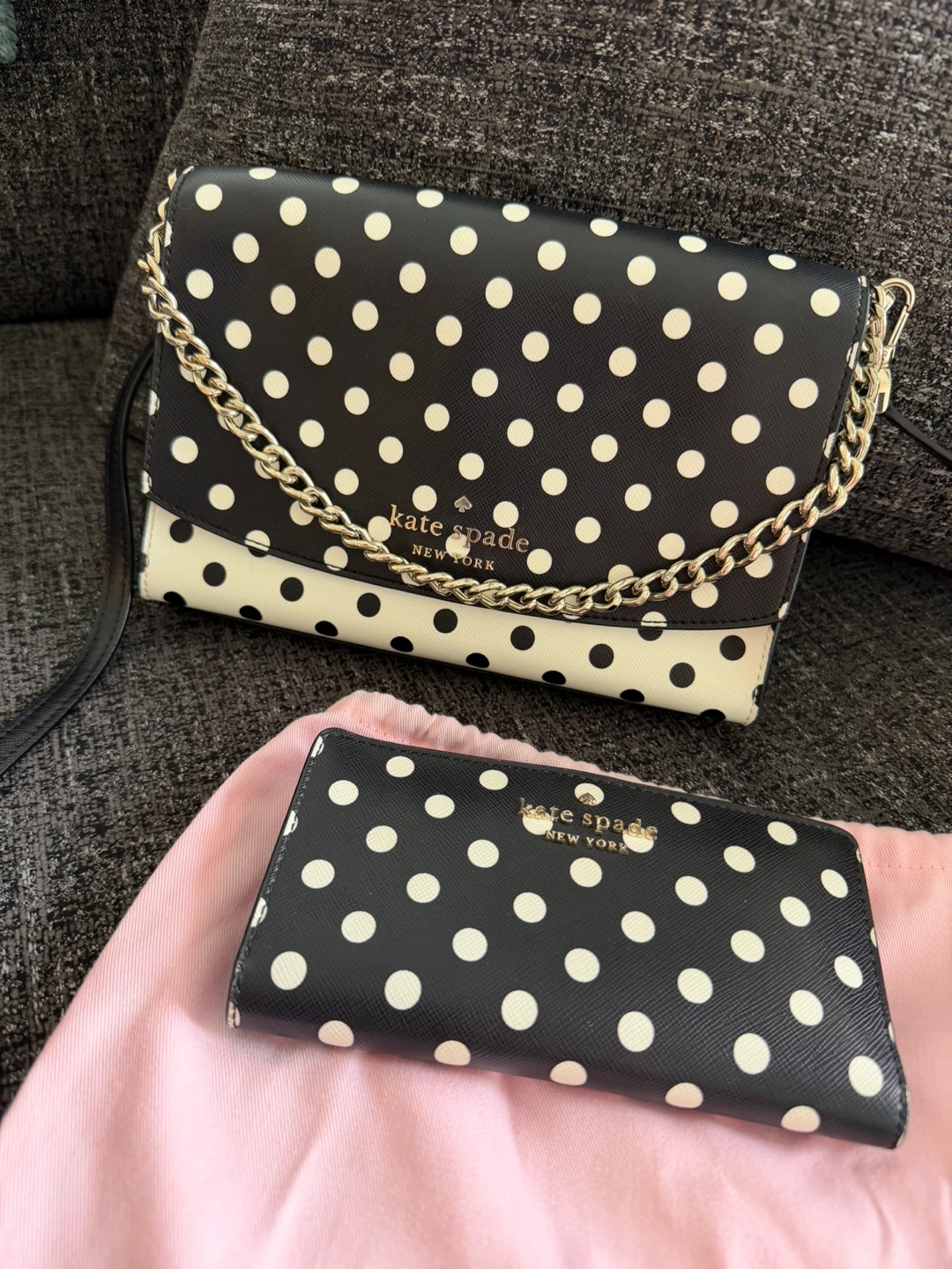 Kate Spade Polka Dot Crossbody Bag & Wallet Set - photo 2