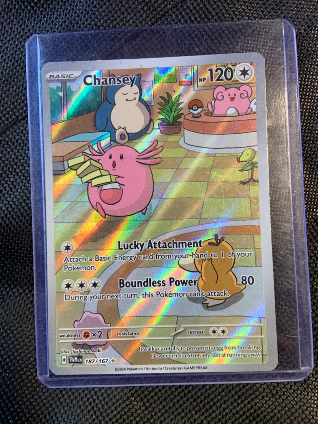 Pokémon TCG Chansey Card 187/167