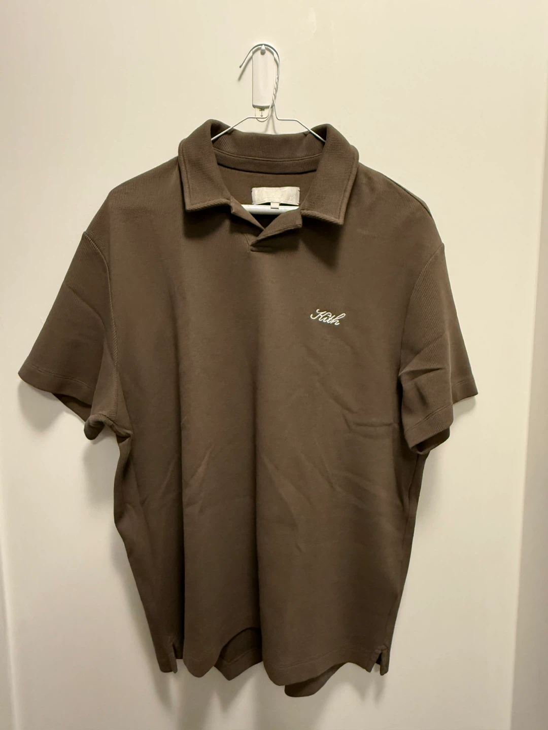 Kith Micro Waffle Drew Polo - M