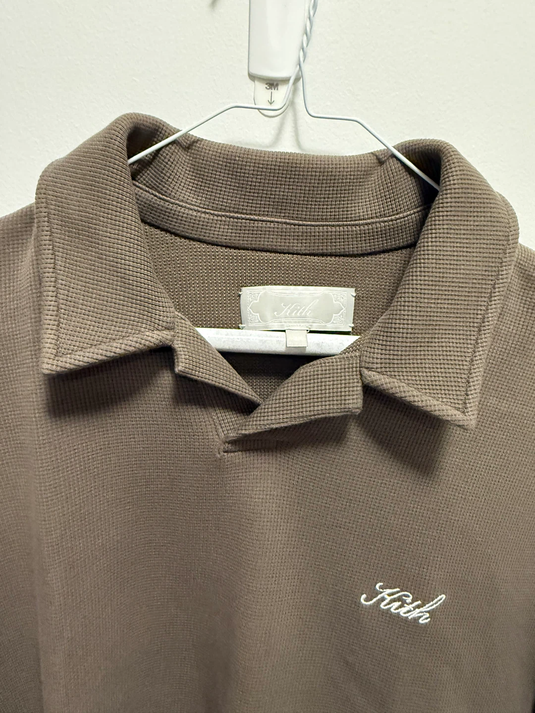 Kith Micro Waffle Drew Polo - M - photo 2