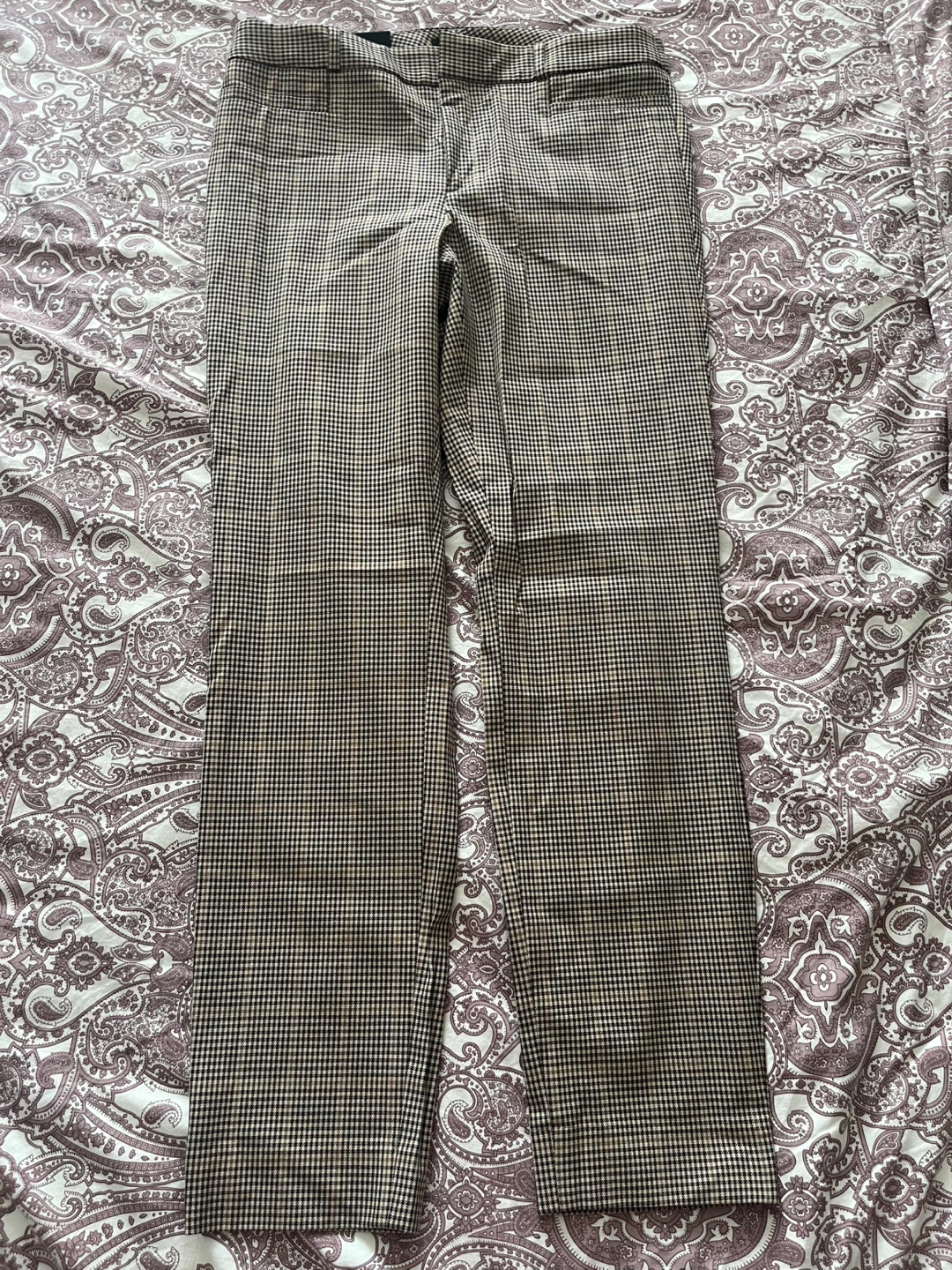 Banana Republic Plaid Sloan Skinny Pants