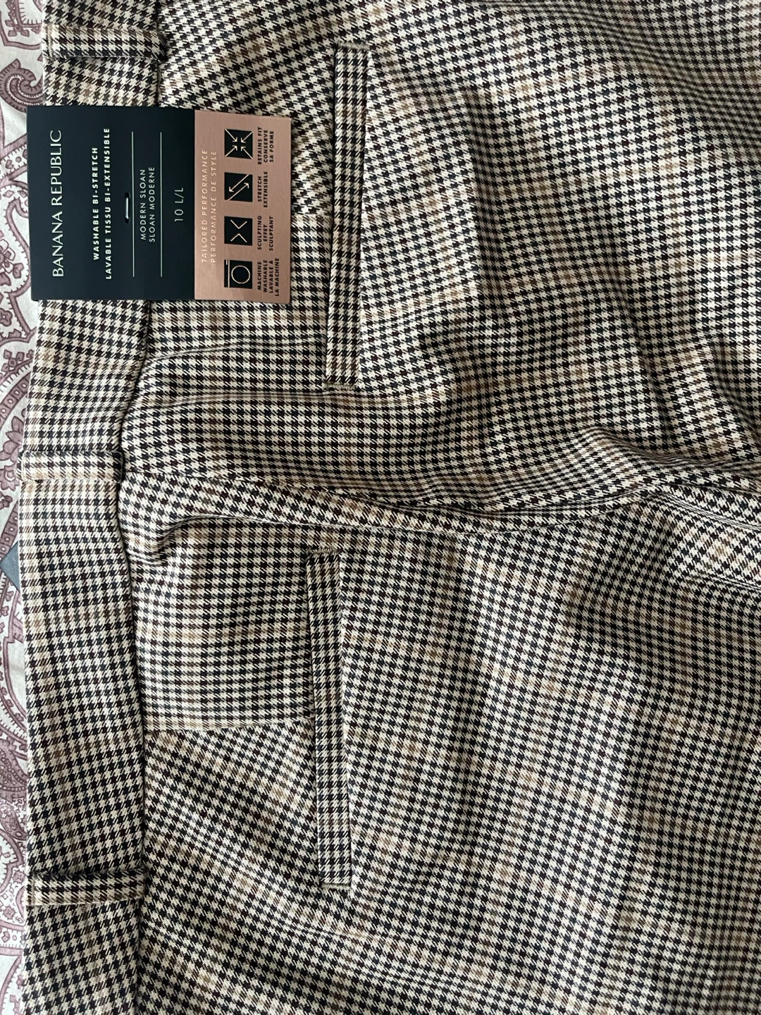 Banana Republic Plaid Sloan Skinny Pants - photo 3