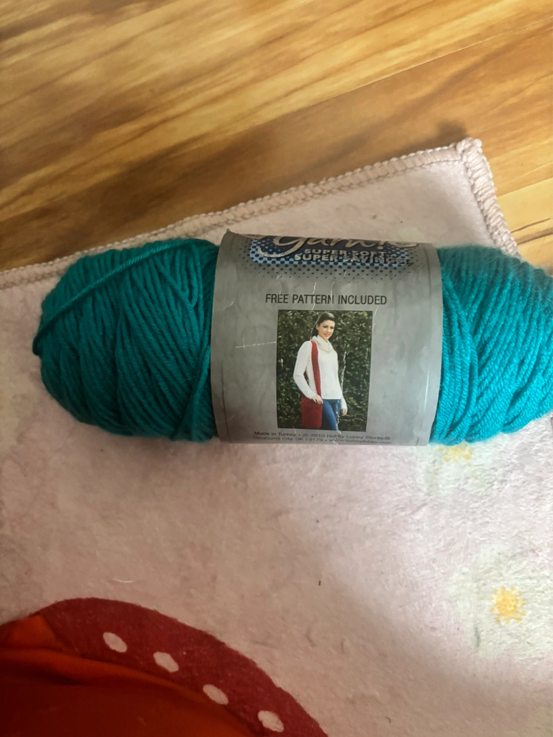 Hobby Lobby "I Love This Yarn!" Teal Acrylic Yarn - photo 3