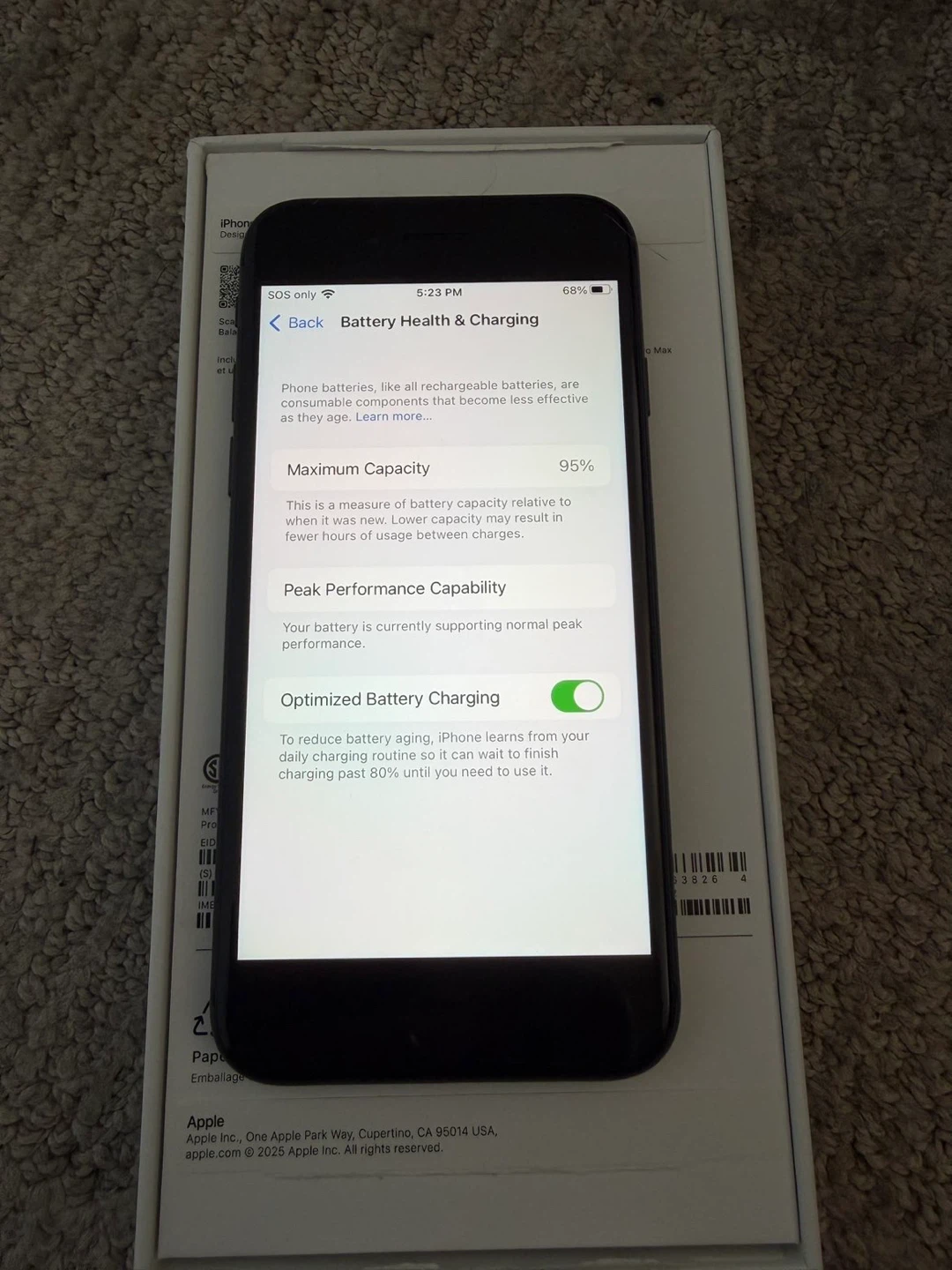 IPhone 8 95% BATTERY UNLOCKED