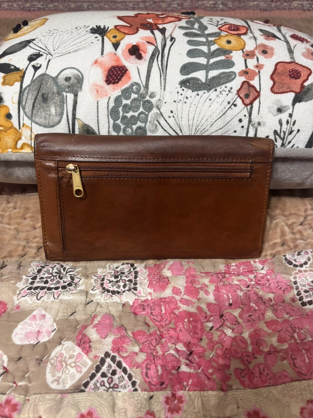 Brown Leather Coach Wallet - photo 2