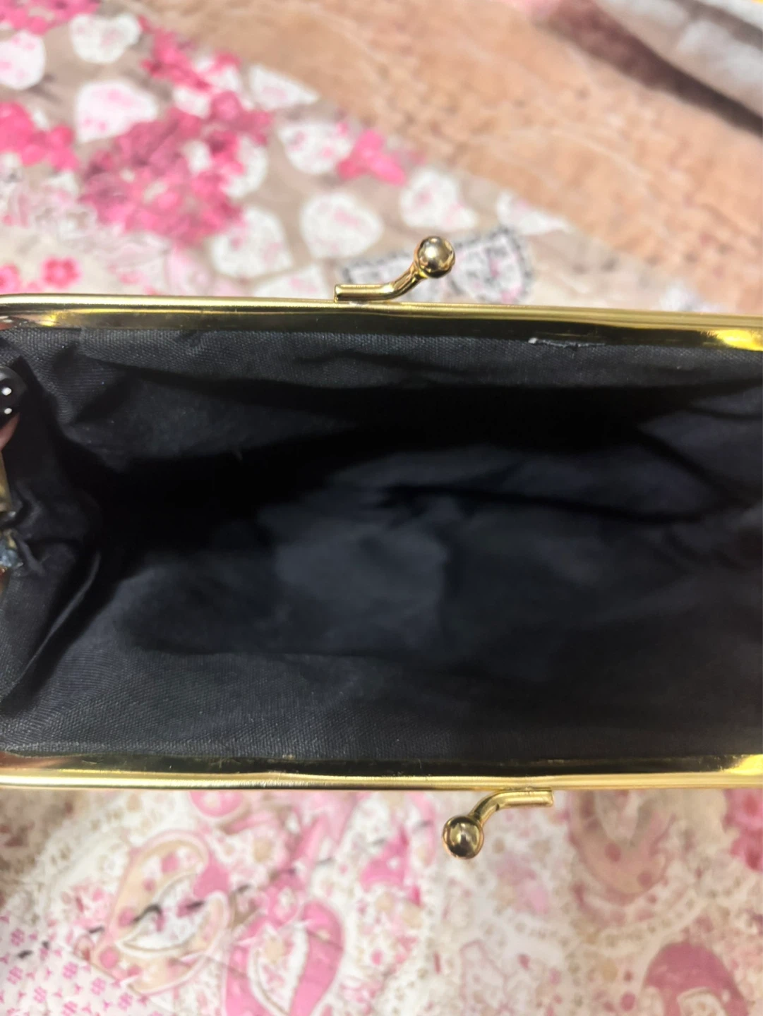 Vintage Black Patchwork Leather Clutch - photo 3