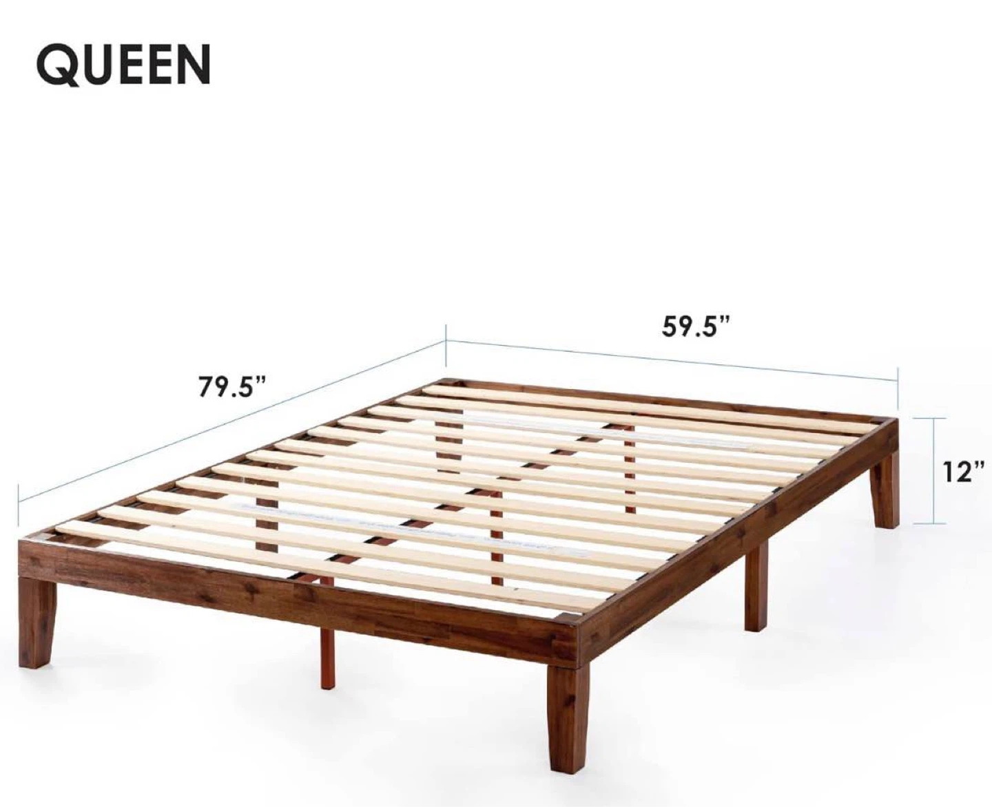 Queen Bed Frame + Mattress Set - photo 5