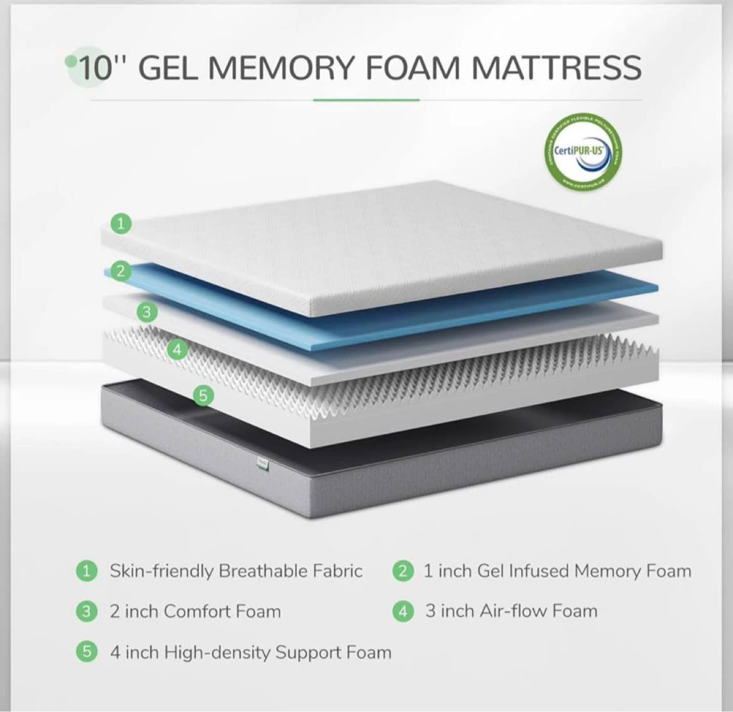Queen Bed Frame + Mattress Set - photo 5
