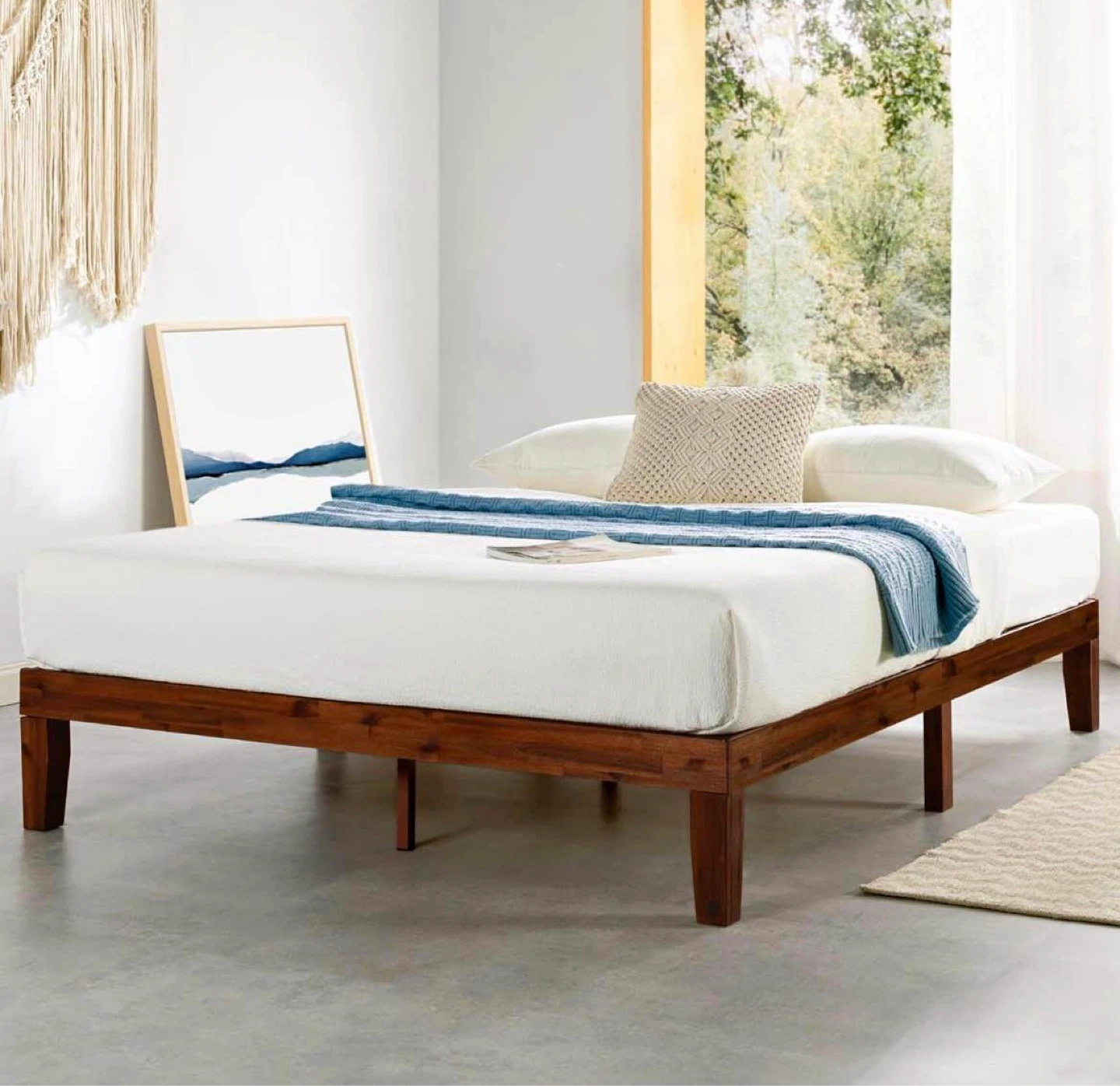 Queen Bed Frame + Mattress Set - photo 4