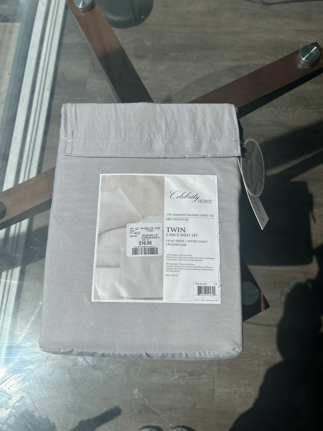 Celebrity HOME Twin 3-Piece Sheet Set