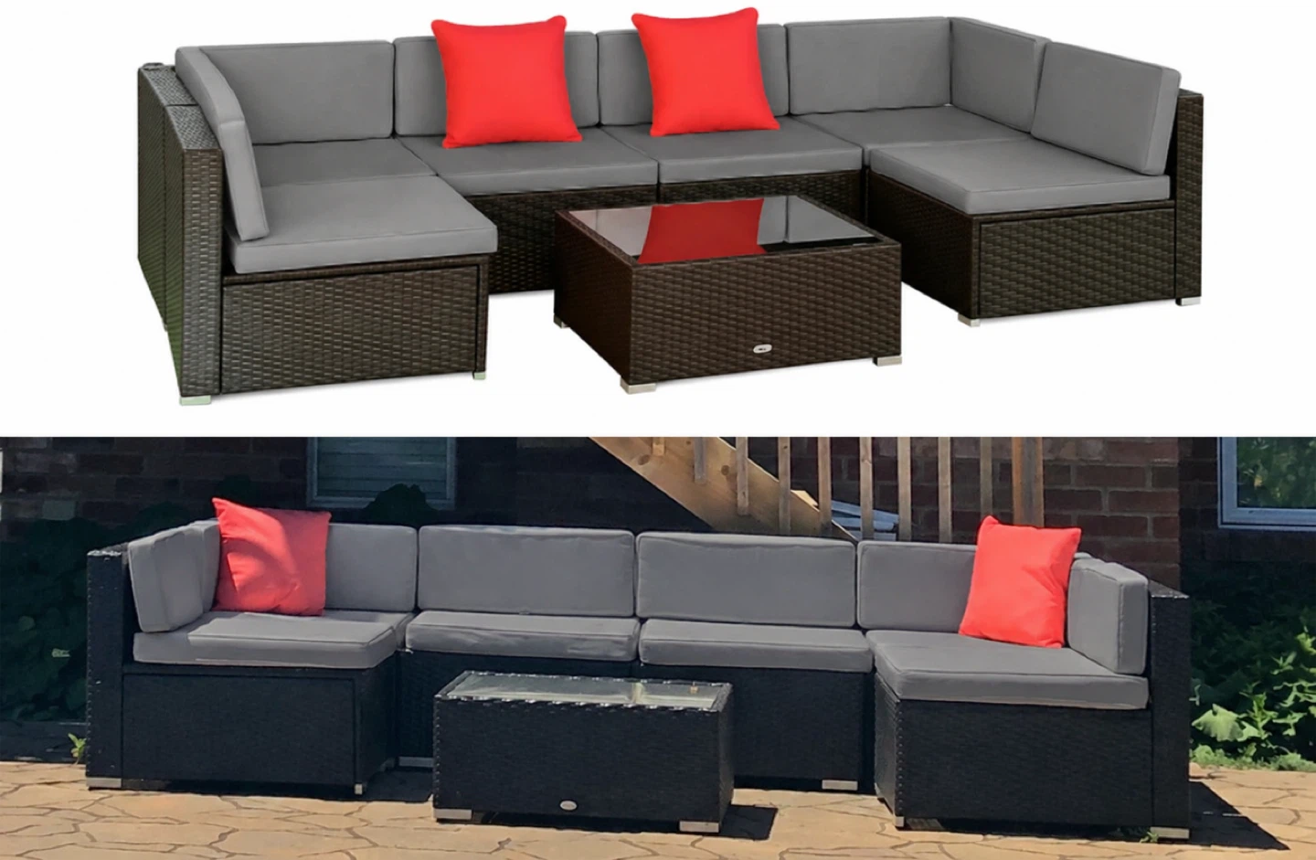 Outdoor Sectional Sofa Set