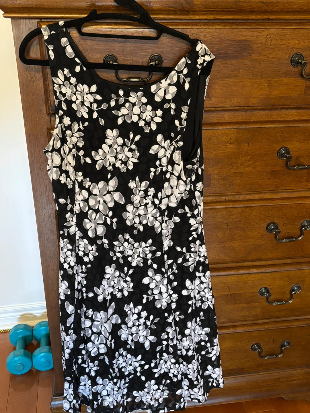 Black and white dress