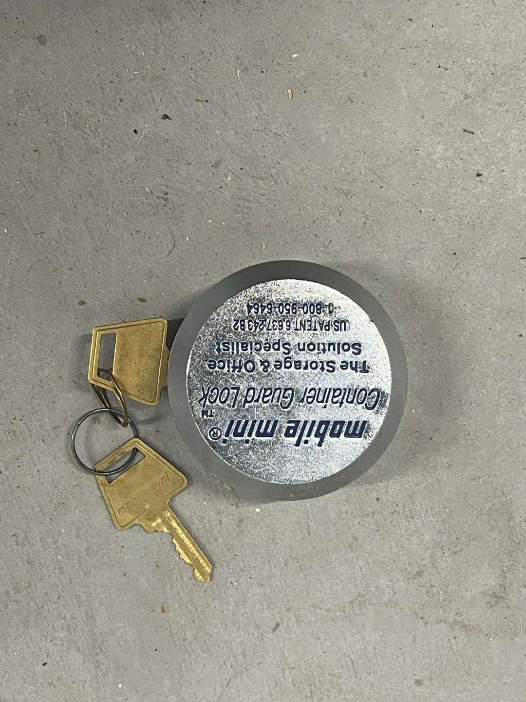Mobile Mini Container Guard Lock with 2 Keys