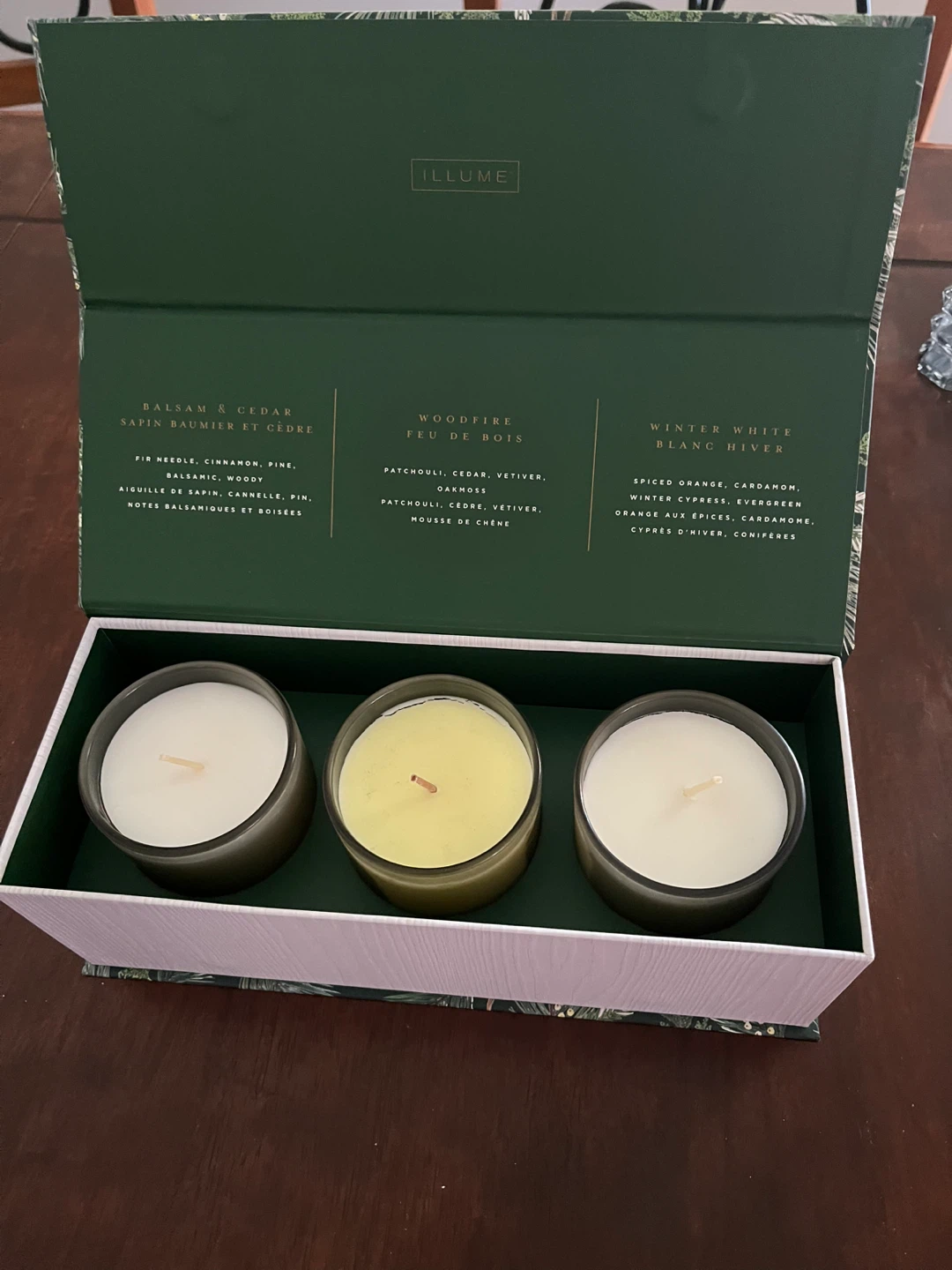 Illume Northern Woods Collection  Candle Set