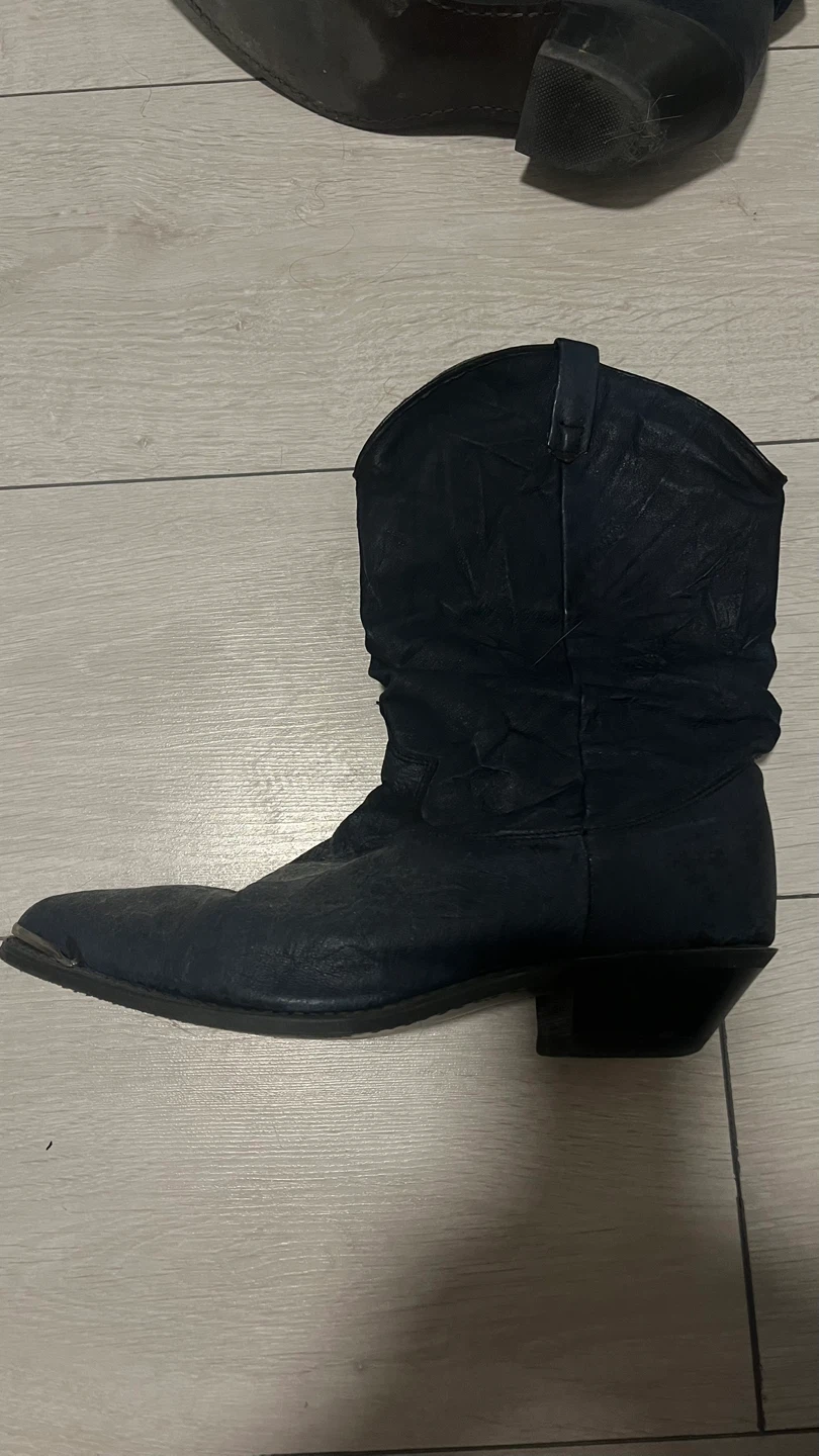 Women's Navy Cowboy Boots - photo 2