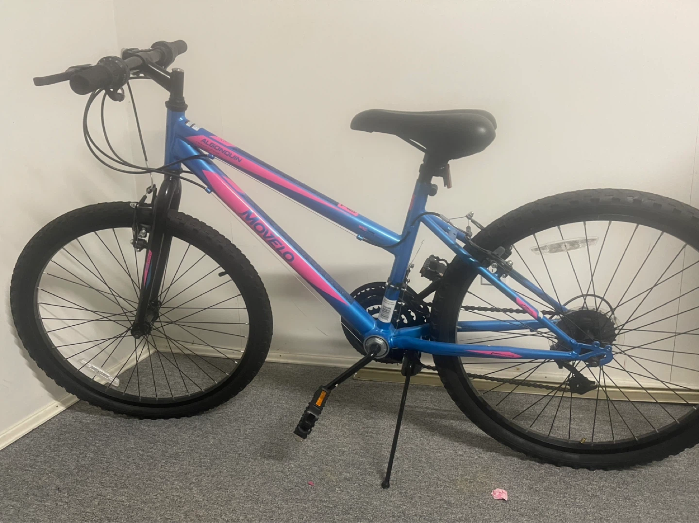 Movelo Algonquin Blue and Pink Mountain Bike