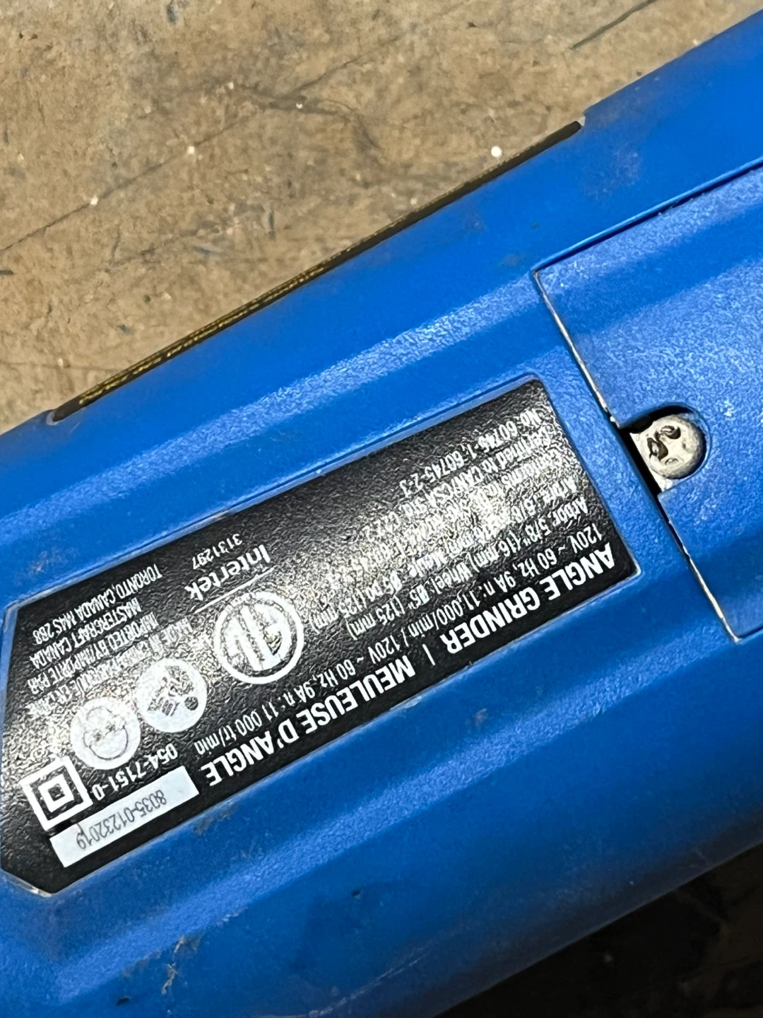 Mastercraft Angle Grinder 4.5 inch - photo 3