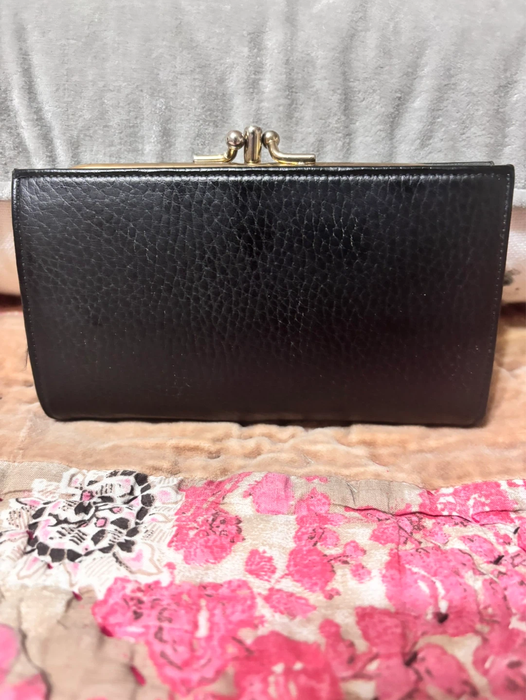 Baronet Black Leather Clasp Wallet - photo 2