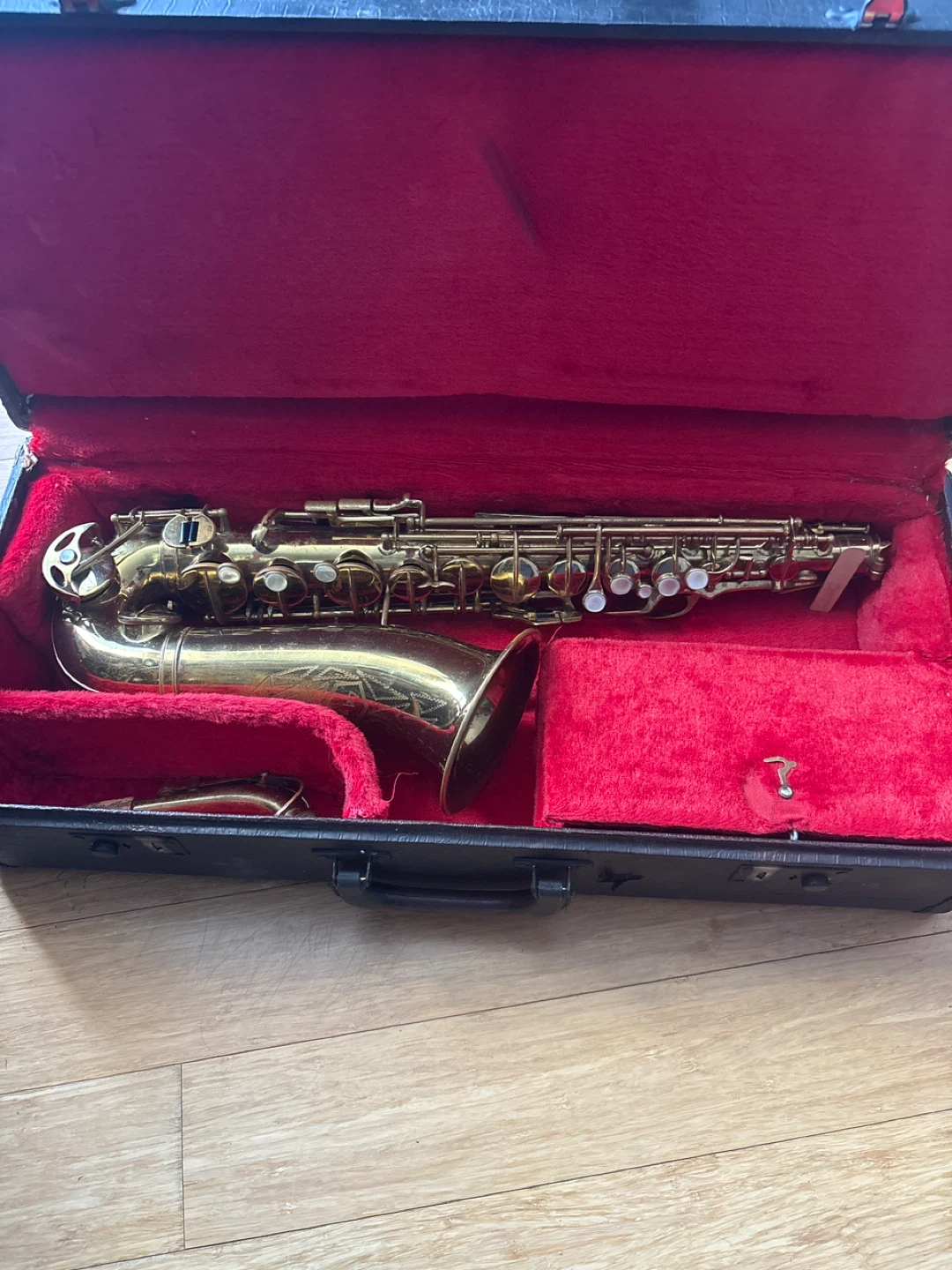 Vintage Saxophone in Case