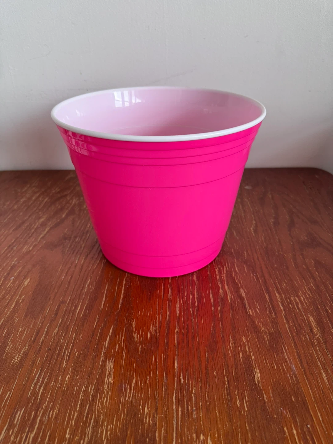 Pink Reusable Plastic Cup